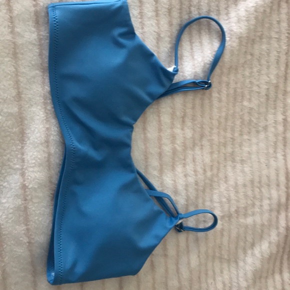 NWOT Blue Thong Bikini! Never worn!! - Picture 3 of 5